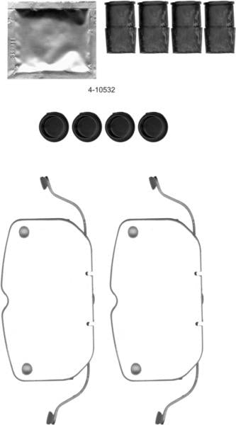 TEXTAR 82074800 Brake Pad Fitting Kit
