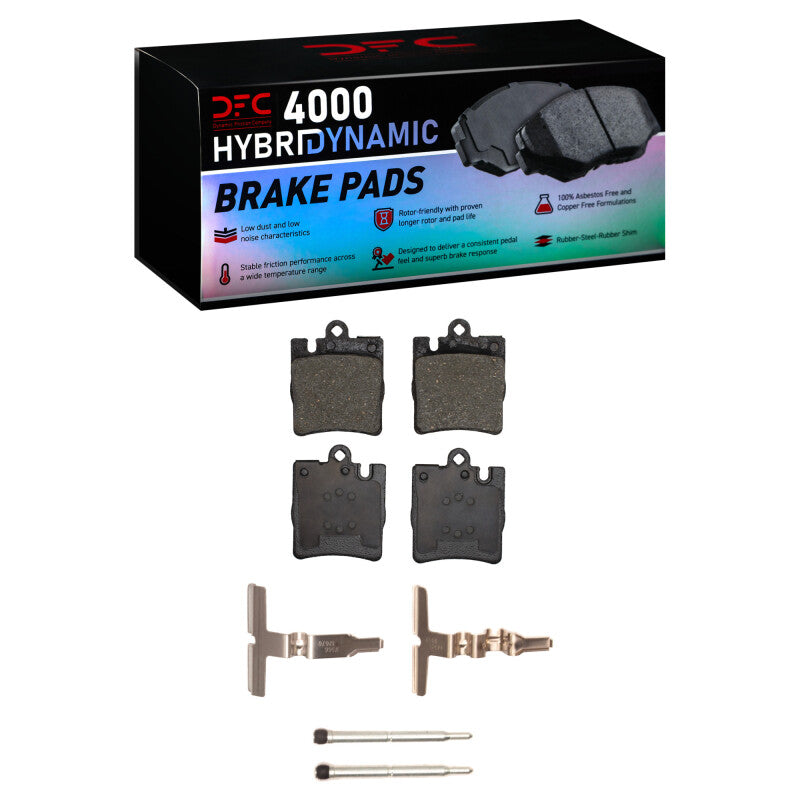 DFC 96-11 Mercedes-Benz C280 Rear 4000 HybriDynamic Brake Pads and Hardware Kit