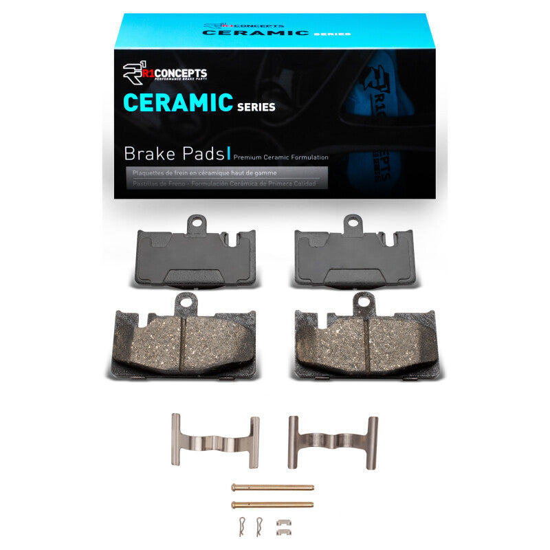 R1 Concepts R1 2001-2006 Lexus LS430 Rear R1 Ceramic Pads & Hardware Kit