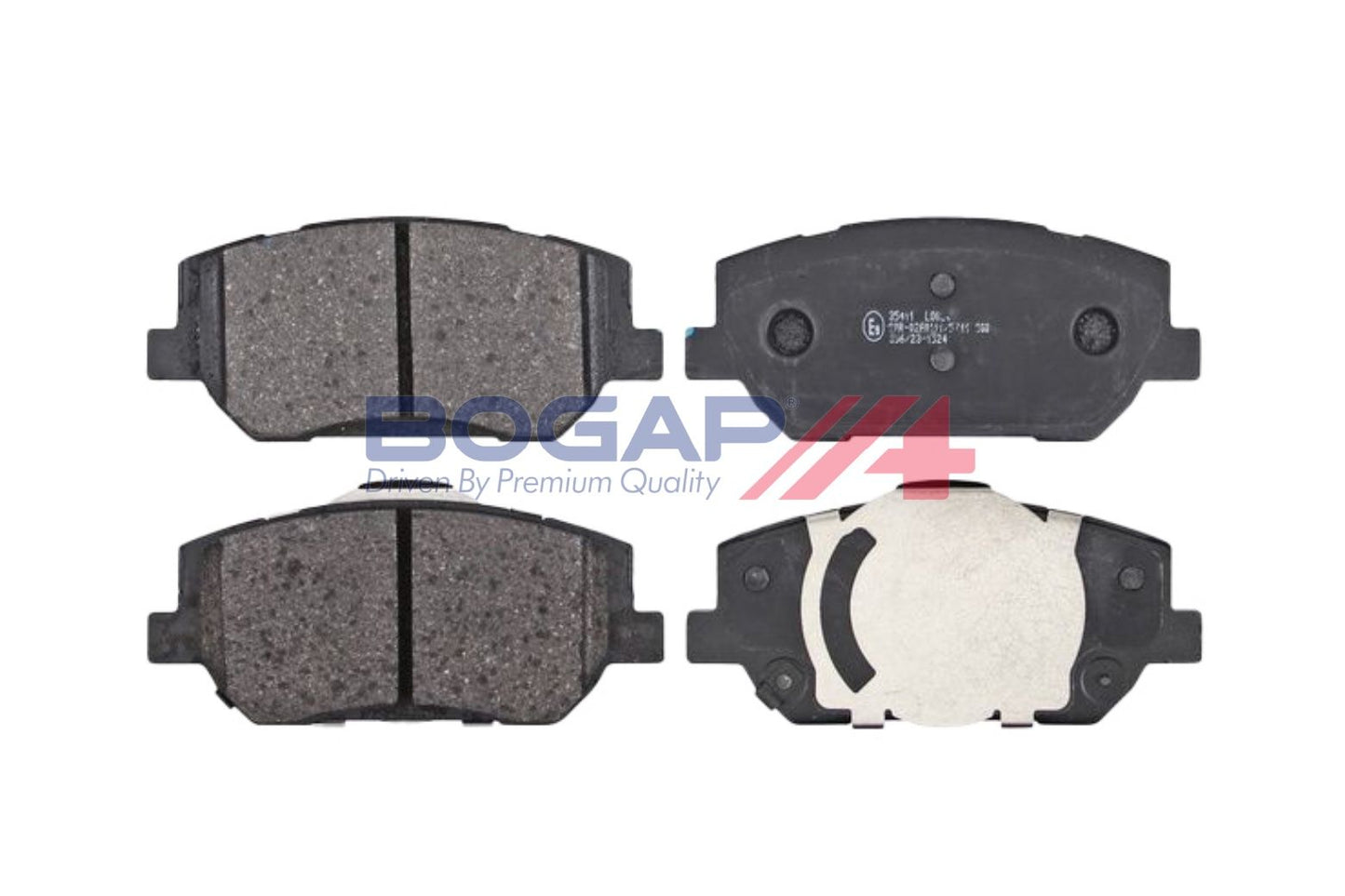 BOGAP Y8210258 Brake Pad Set, Disc Brake | ML Performance Car Parts