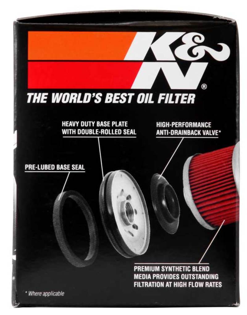 K&N Engineering K&N Kawasaki 2.688in OD x 2.781in H Oil Filter