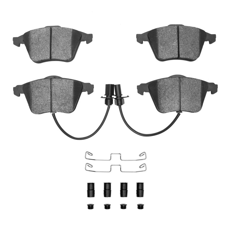 R1 Concepts R1 01-05 Audi A6 Quattro Front Euro Ceramic Brake Pads and Hardware Kit