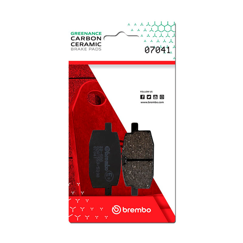 Brembo Powersports Brembo Yamaha Axis/Yamaha Bws/Yamaha Zest/Yamaha Crz Carbon Ceramic Brake Pad - Front