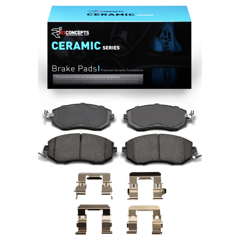 R1 Concepts R1 2010-2025 Scion FR-S Front R1 Ceramic Pads & Hardware Kit