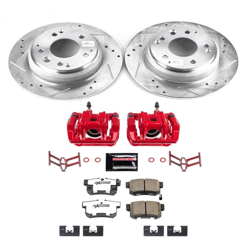 PowerStop Power Stop 96-98 Acura RL Rear Z26 Street Warrior Brake Kit w/Calipers