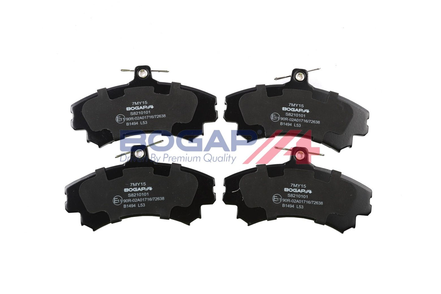 BOGAP S8210101 Brake Pad Set, Disc Brake | ML Performance Car Parts