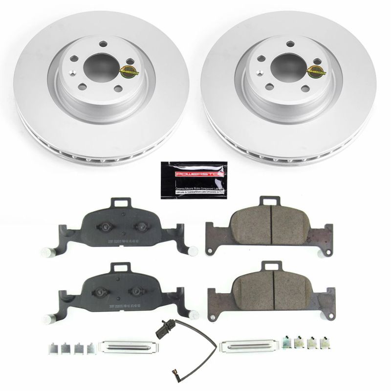 PowerStop Power Stop 17-19 Audi A4 Front Z23 Evolution Sport Coated Brake Kit