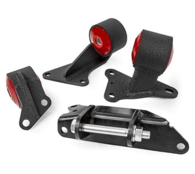 Innovative Mounts Innovative 86-89 Accord B-Series Black Steel Mounts 95A Bushings