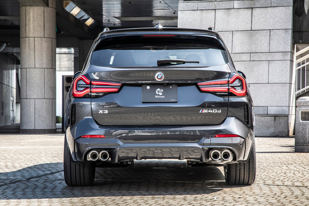 3D Design G01 X3 LCI M40i Carbon Rear Diffuser