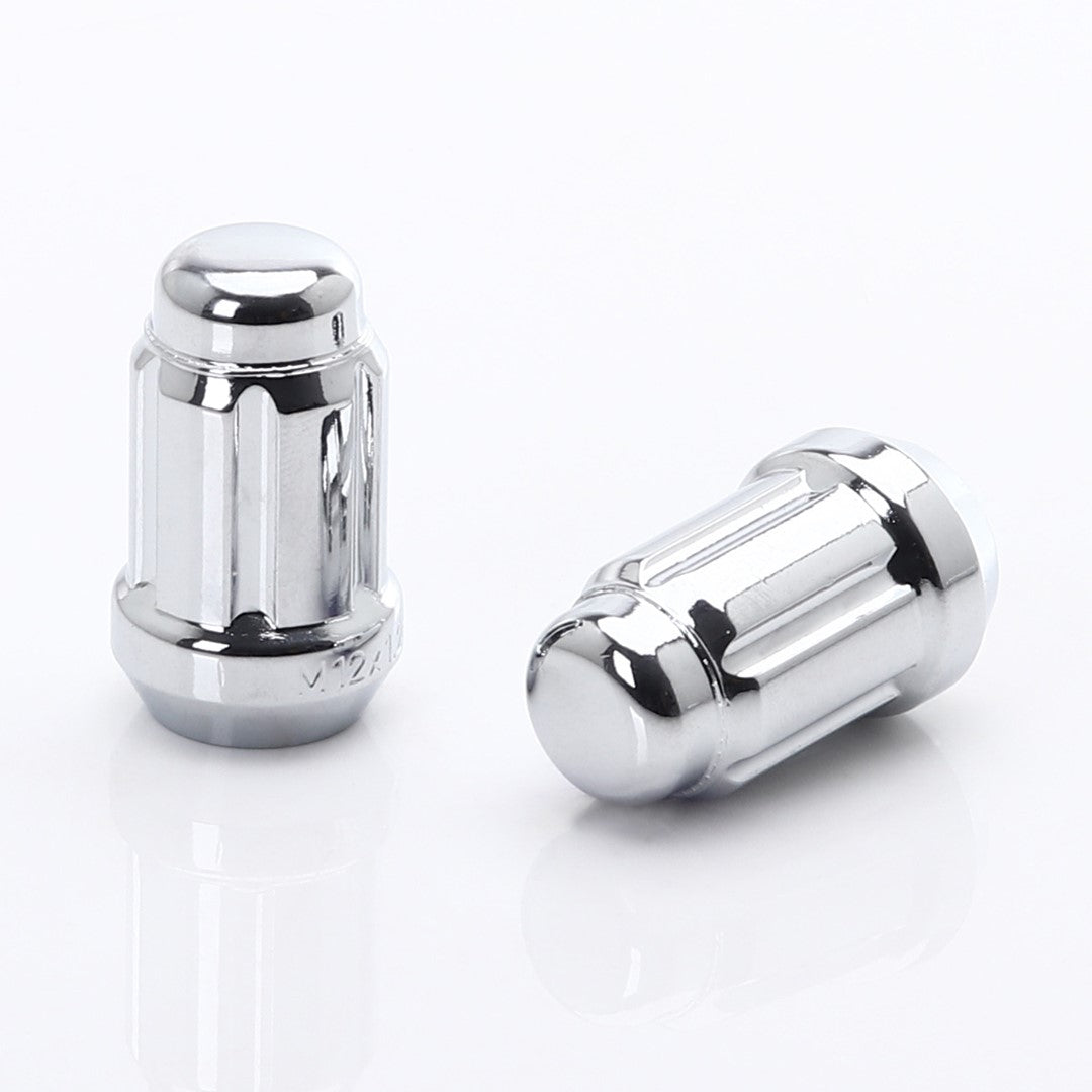 JR Wheels JN2S-12125C Forged Steel Japan Racing Nuts JN2 12x1,25 Chrome