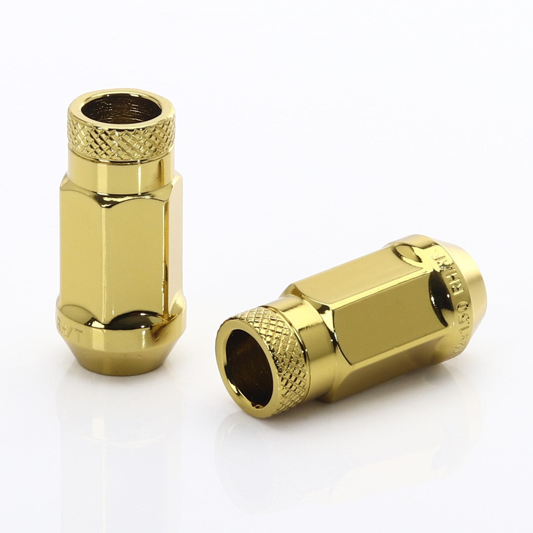 JR Wheels JN1-12125GD Forged Steel Japan Racing Nuts JN1 12x1,25 Gold