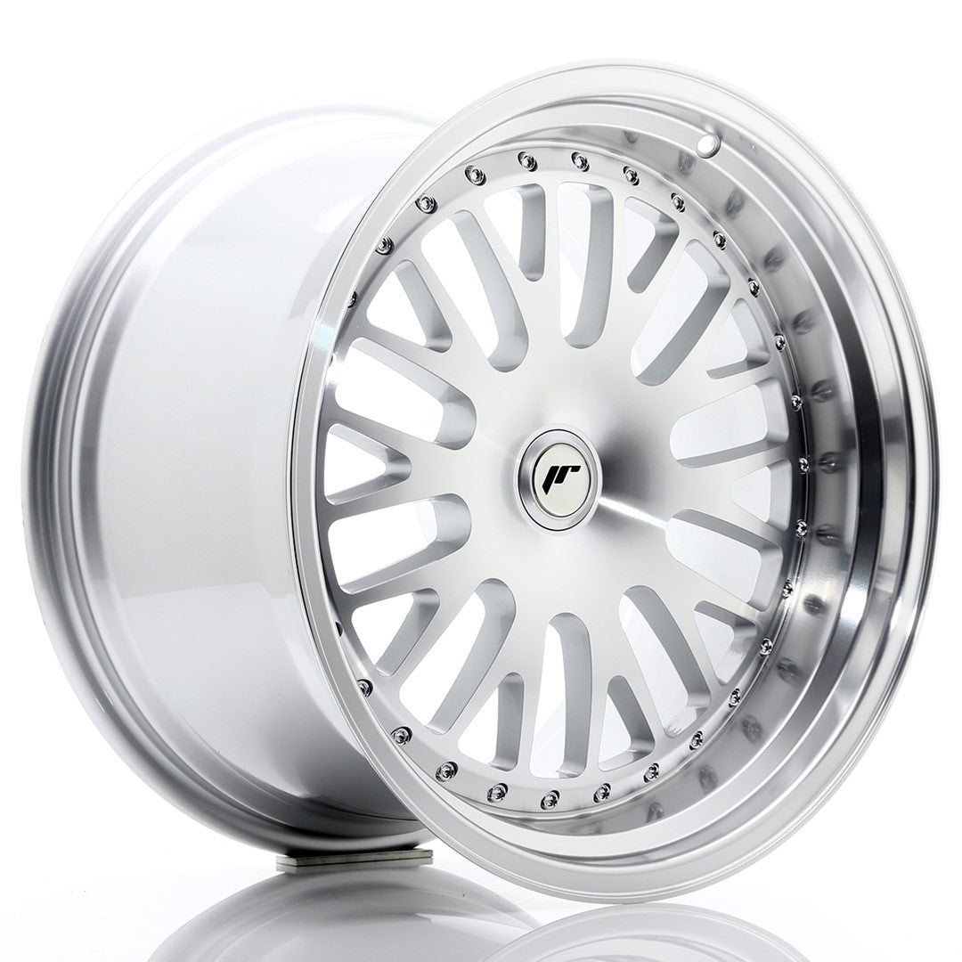 JR Wheels JR101911XX1574S - JR10 19x11 ET15-30 BLANK Silver Machined Face
