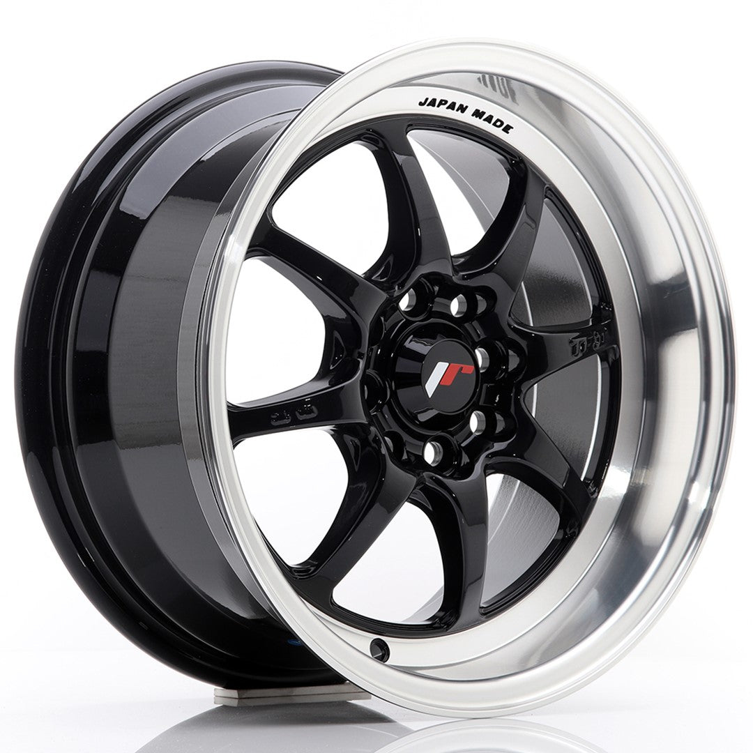 JR Wheels TFII157143073GB - TF2 15x7,5 ET30 4x100/108 Gloss Black
