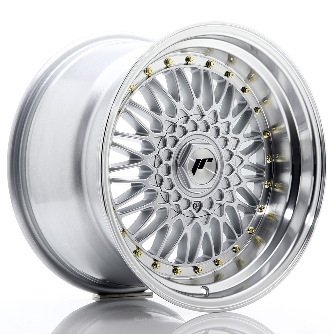 JR Wheels JR91710XX2074S - JR9 17x10 ET20 BLANK Silver w/ Machined Lip