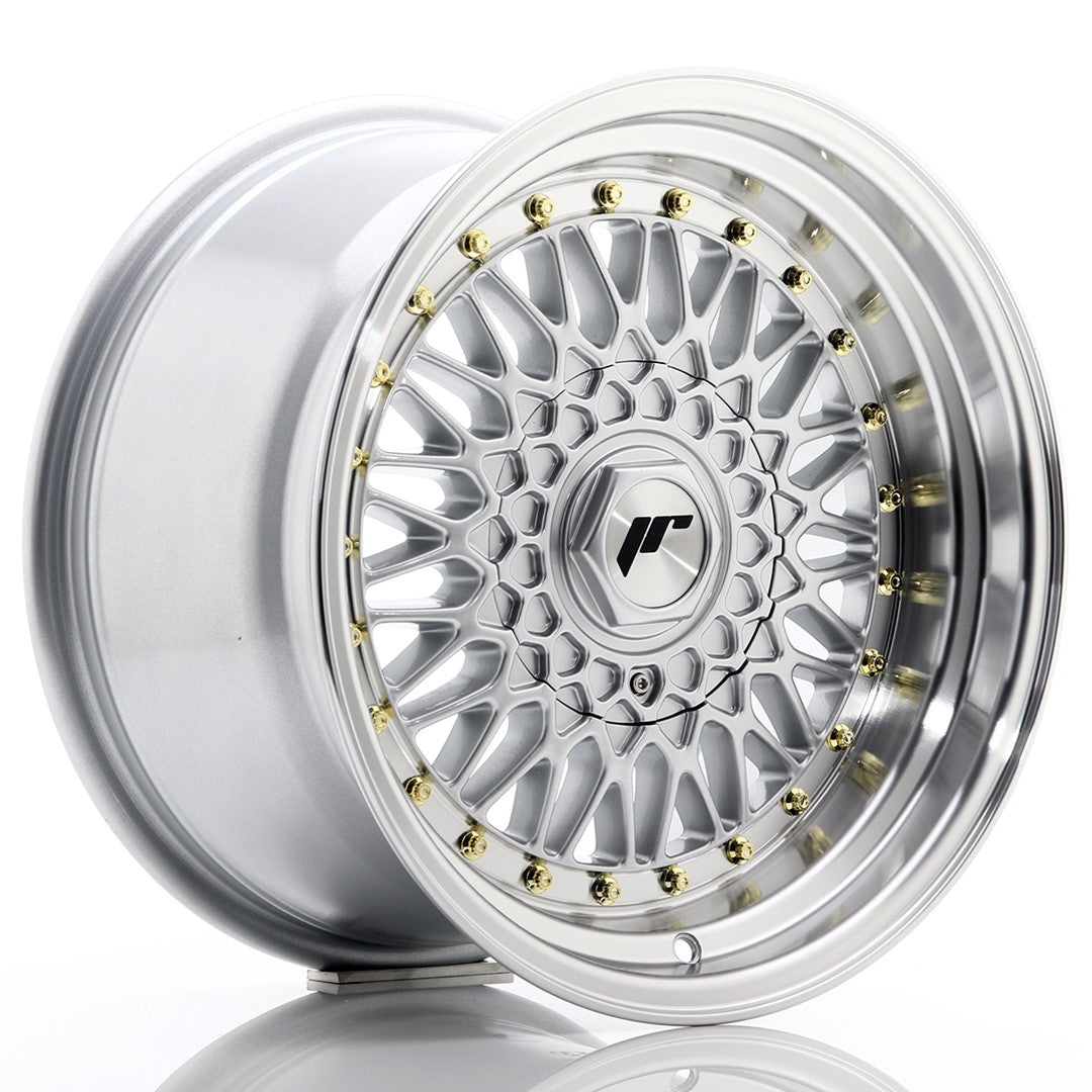 JR Wheels JR91690XX2074S - JR9 16x9 ET20 BLANK Silver w/ Machined Lip