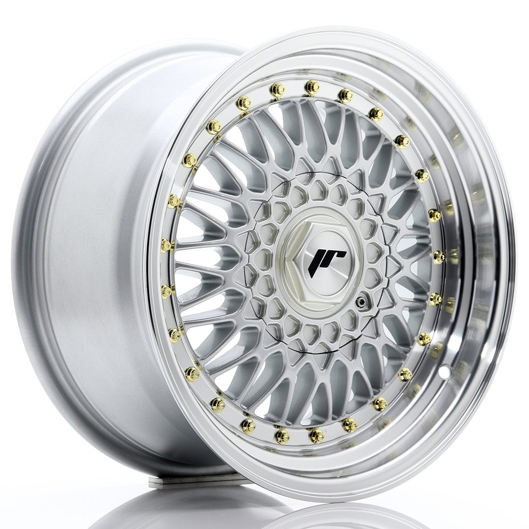 JR Wheels JR91680XX2574S - JR9 16x8 ET25 BLANK Silver w/ Machined Lip