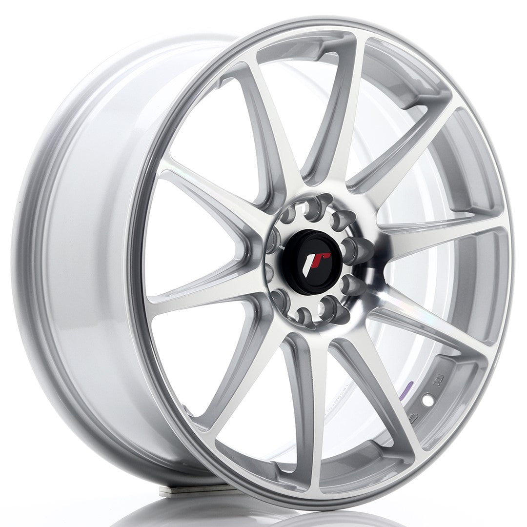 JR Wheels JR111875ML4074SM - JR11 18x7,5 ET40 5x112/114 Silver Machined Face