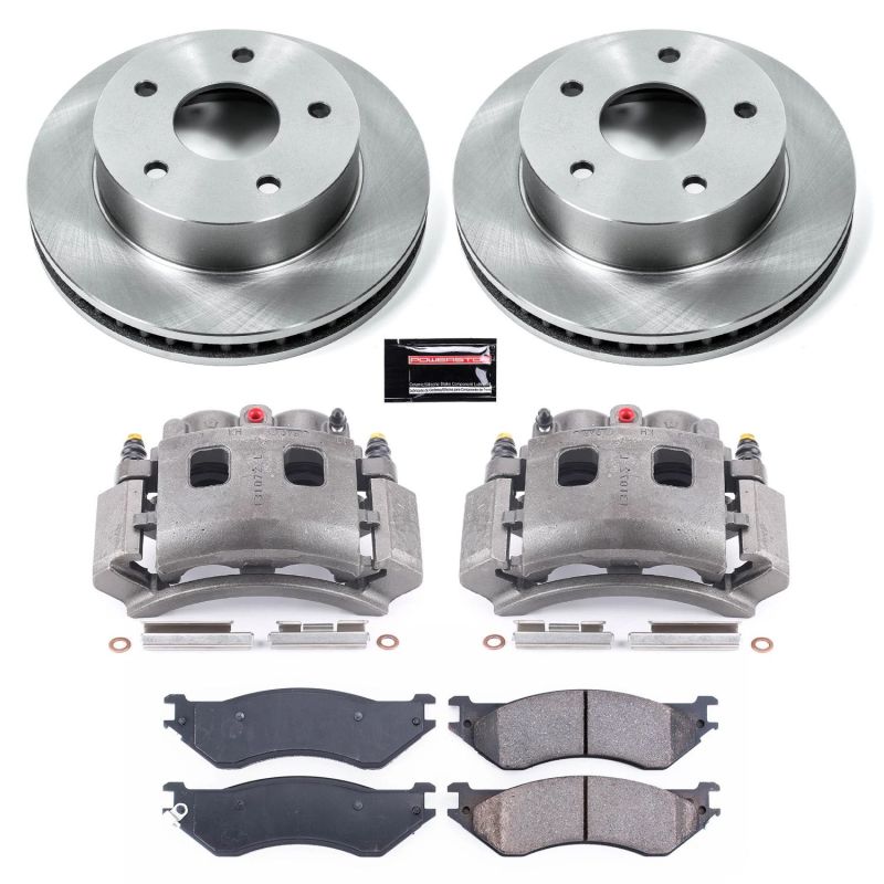 PowerStop Power Stop 00-01 Dodge Ram 1500 Front Autospecialty Kit w/Cals