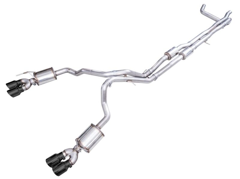 AWE Tuning AWE 2021+ Chevy Suburban/GM Yukon XL 6.2L 0FG Edition Cat Back Exhaust - Quad Diamond Chrome Tips
