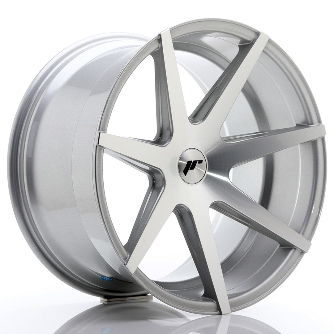 JR Wheels JR2020115X2074SM - JR20 20x11 ET20-30 5H BLANK Silver Machined Face