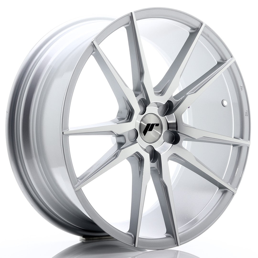 JR Wheels JR2120855X4074SM - JR21 20x8,5 ET40 5H BLANK Silver Machined Face