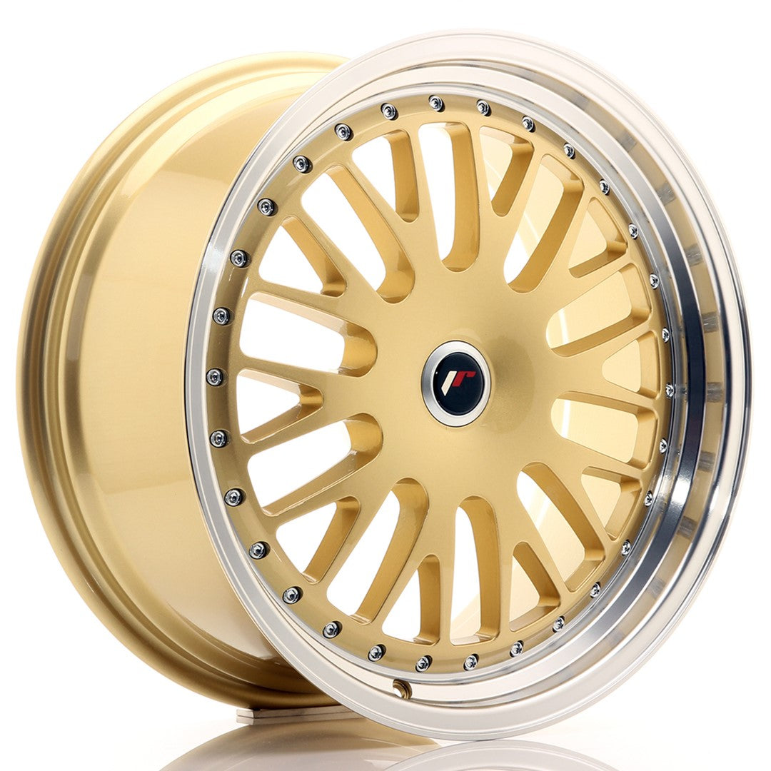 JR Wheels JR101985XX2074GD - JR10 19x8,5 ET20-35 BLANK Gold w/ Machined Lip