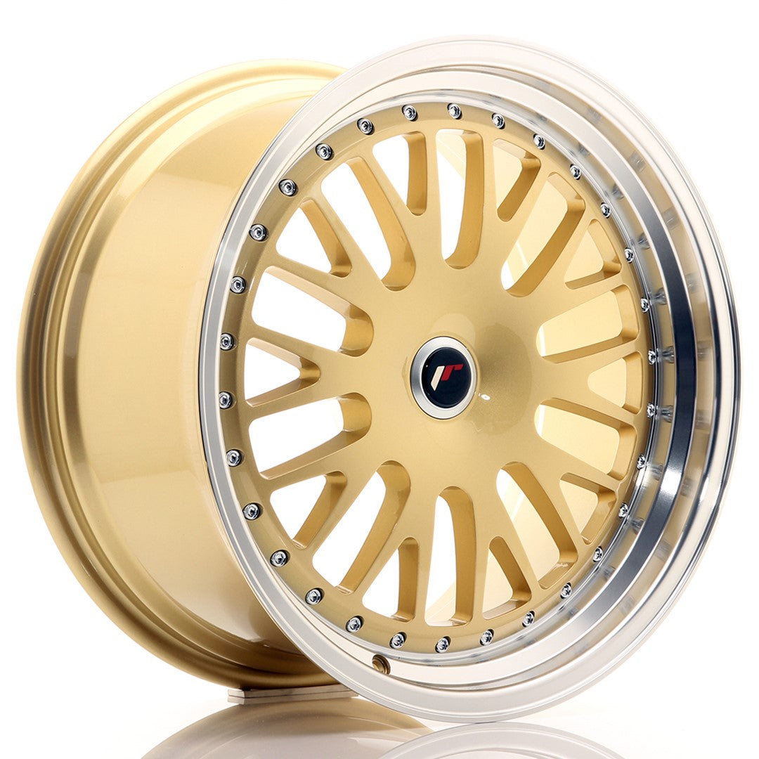 JR Wheels JR101995XX2074GD - JR10 19x9,5 ET20-35 BLANK Gold w/ Machined Lip