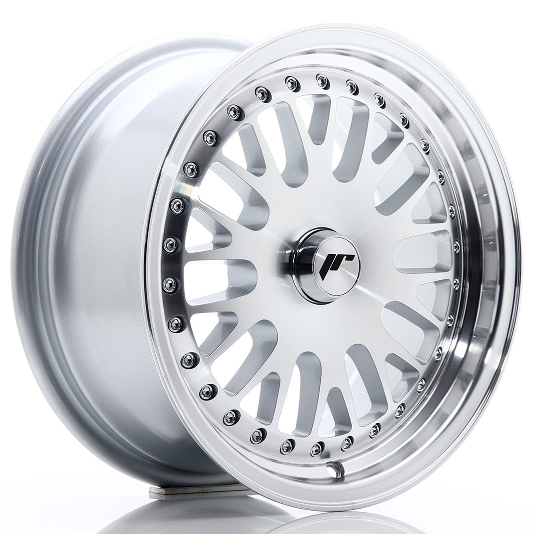 JR Wheels JR101570XX3074S - JR10 15x7 ET30 BLANK Silver Machined Face