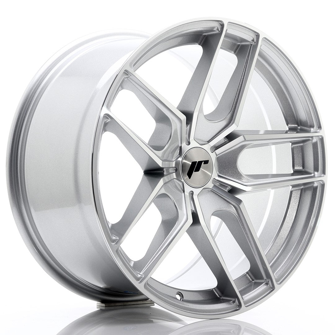 JR Wheels JR2518955X2074SM - JR25 18x9,5 ET20-40 5H BLANK Silver Machined Face