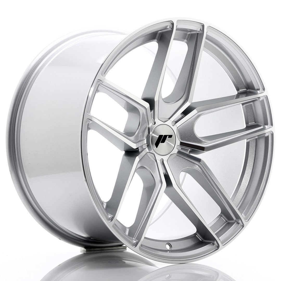 JR Wheels JR2519115X2074SM - JR25 19x11 ET20-40 5H BLANK Silver Machined Face