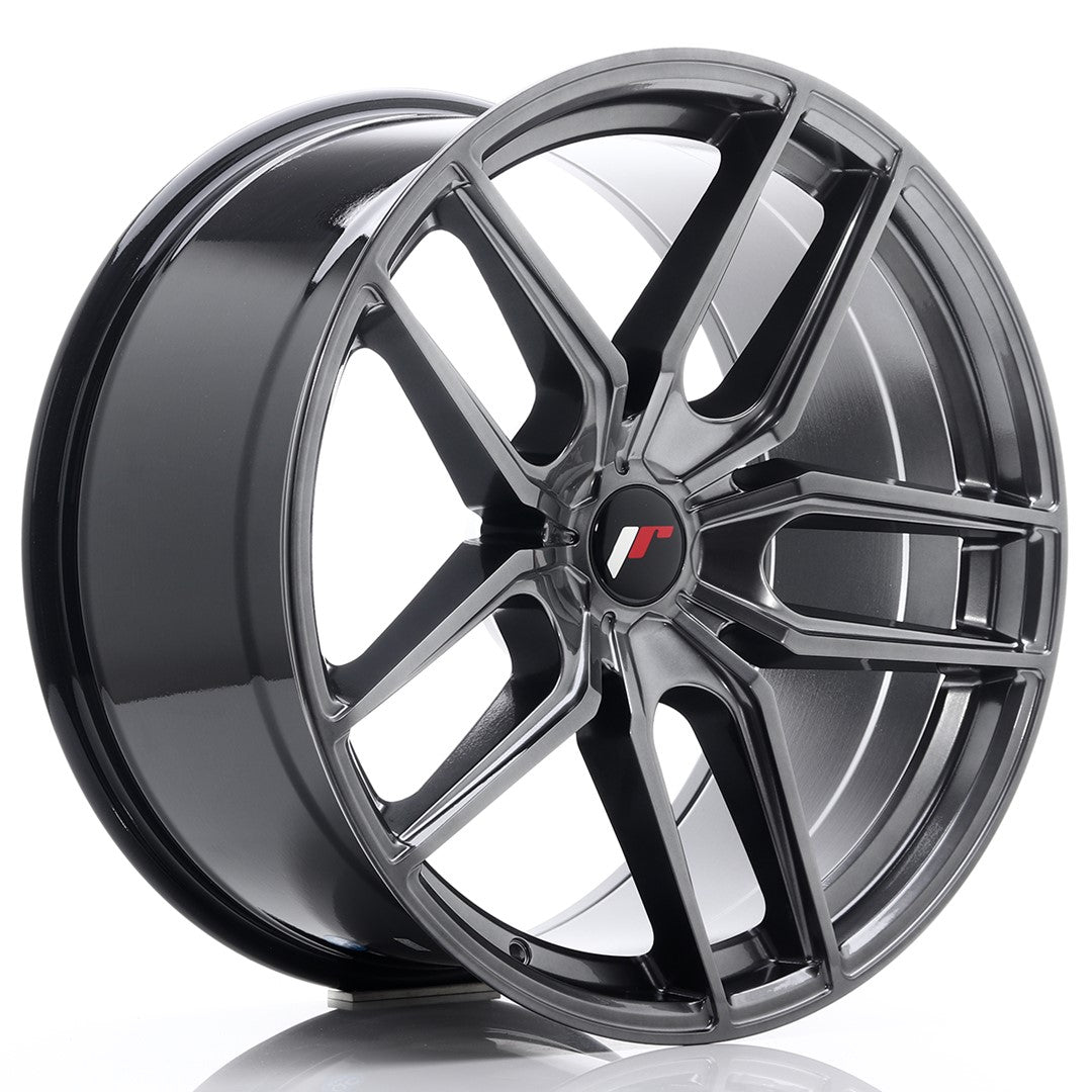 JR Wheels JR2520105X2074HB JR Wheels JR25 20x10 ET20-40 5H BLANK Hyper Black