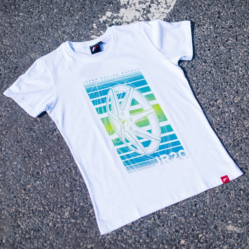 JR Wheels TSHIRT-MJR20W-M JR Men's T-Shirt JR-20 Face White Size M