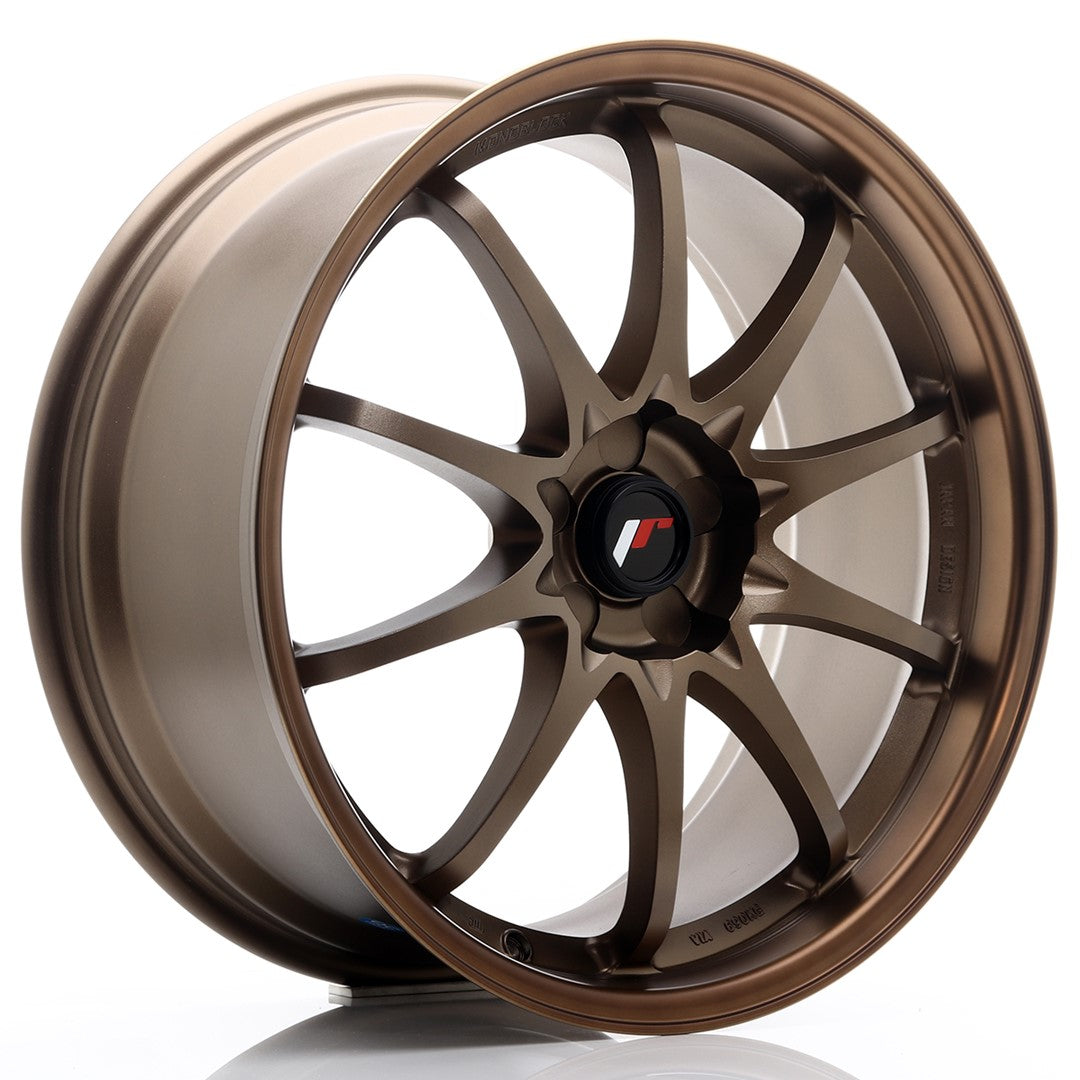 JR Wheels JR519855X4374DABZ - JR5 19x8.5 ET43 5H BLANK Dark Anodized Bronze
