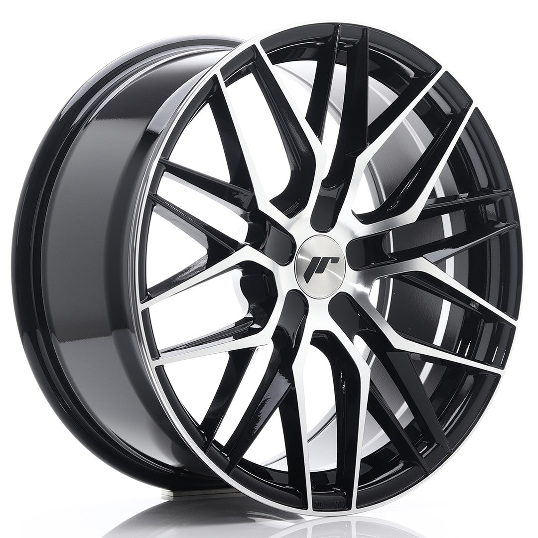 JR Wheels JR2819855X2074GBM - JR28 19x8,5 ET20-40 5H BLANK Gloss Black Machined Face