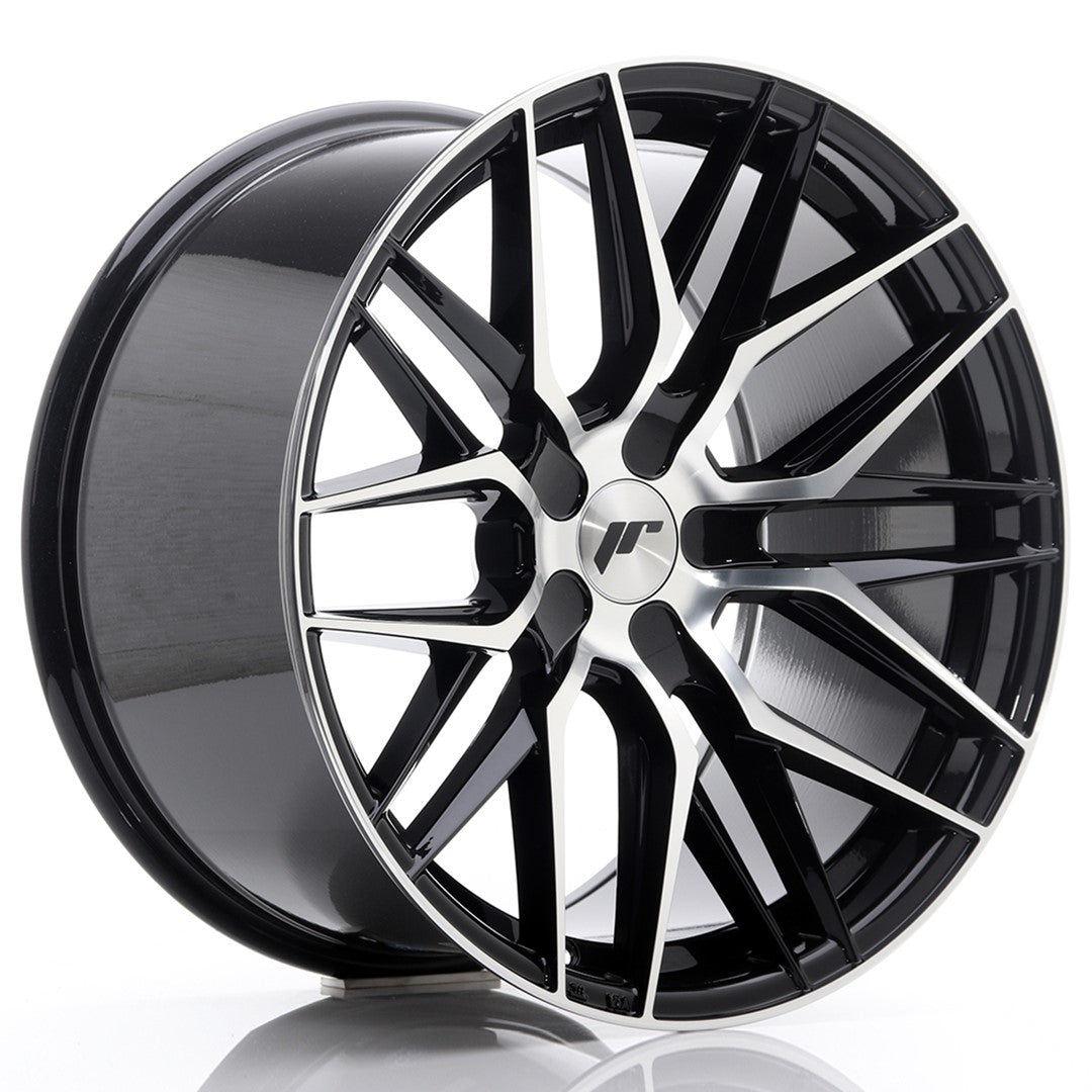 JR Wheels JR2819105X2074GBM - JR28 19x10,5 ET20-40 5H BLANK Gloss Black Machined Face