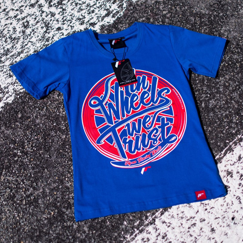 JR Wheels TSHIRT-WTRUSTNB-XL JR Women's T-Shirt Trust Blue Size XL