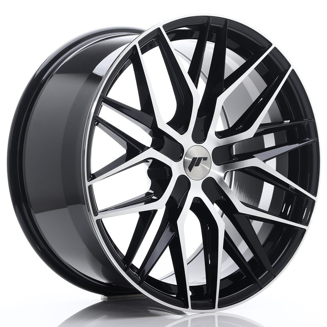 JR Wheels JR2821055X1574GBM - JR28 21x10,5 ET15-55 5H BLANK Gloss Black Machined Face