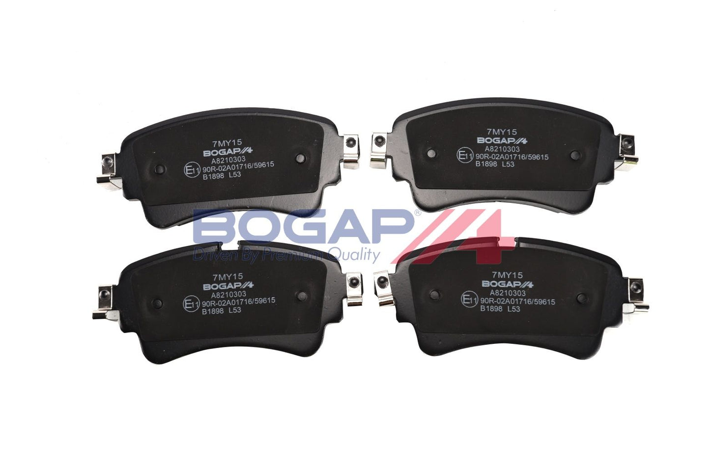 BOGAP A8210303 Brake Pad Set, Disc Brake