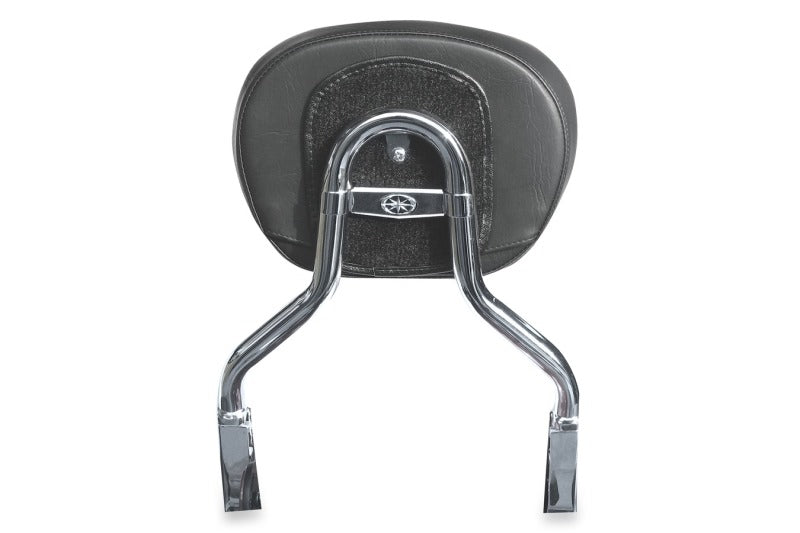 Mustang Motorcycle Mustang Yamaha Cruiser Accessories Sissy Bar Pad (12 inch x 9 inch) - Black