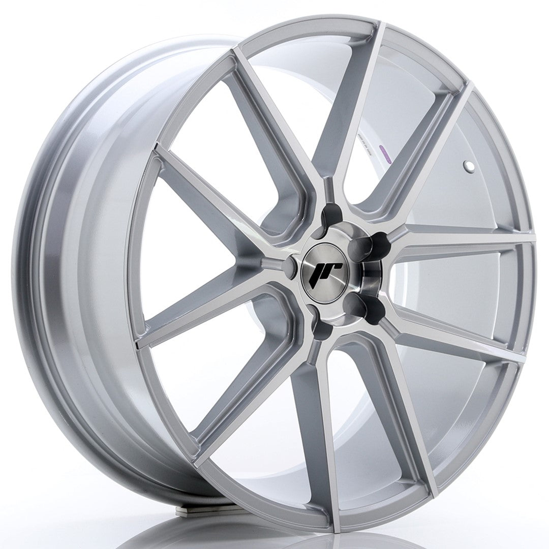 JR Wheels JR3021905X2074SM - JR30 21x9 ET20-40 5H BLANK Silver Machined Face