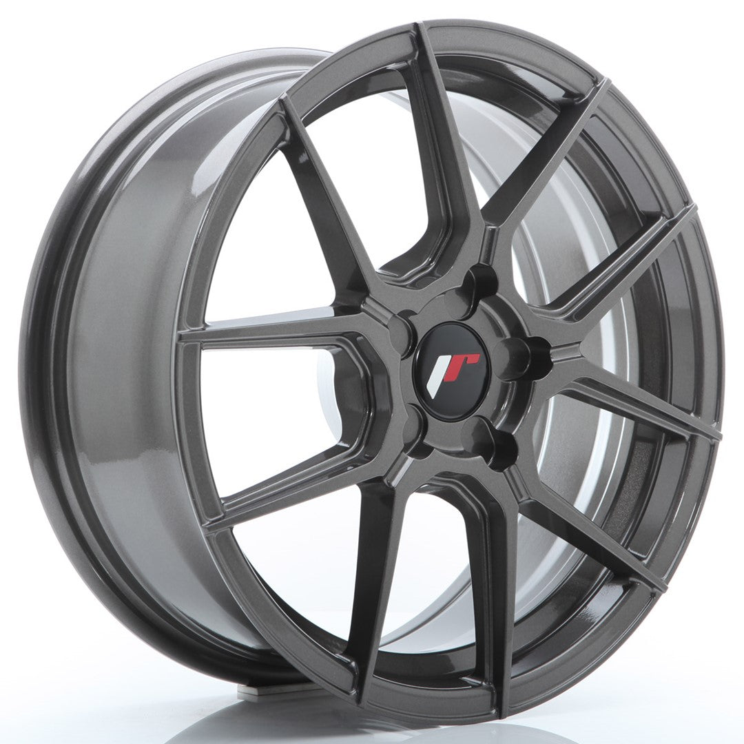 JR Wheels JR3017705X2074HG - JR30 17x7 ET20-40 5H BLANK Hyper Gray
