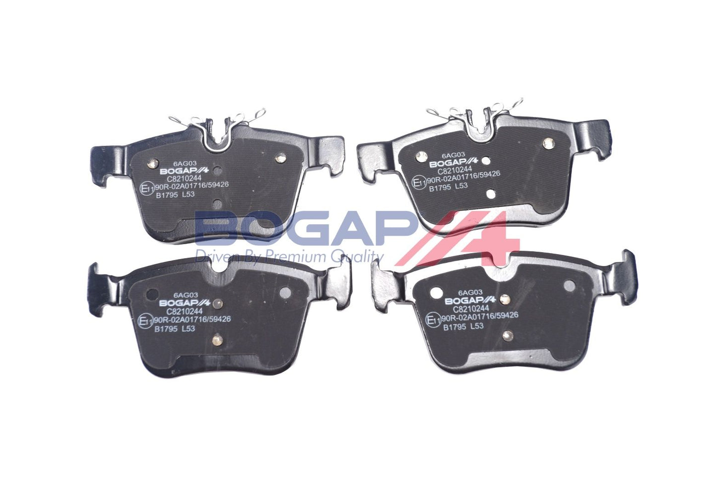 BOGAP C8210244 Brake Pad Set, Disc Brake | ML Performance Car Parts