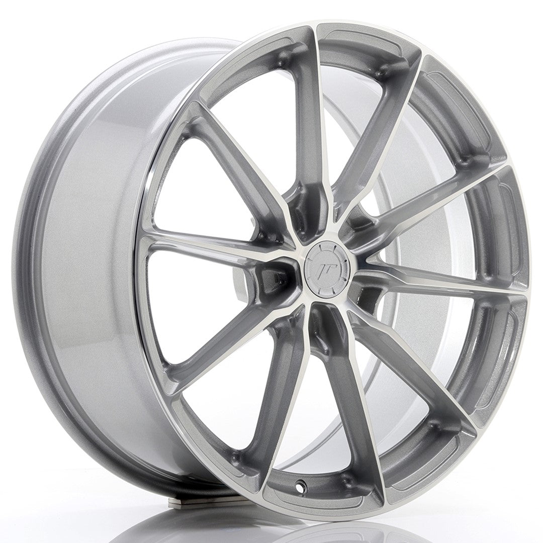 JR Wheels JR3719855L3572SM - JR37 19x8,5 ET35 5x112 Silver Machined