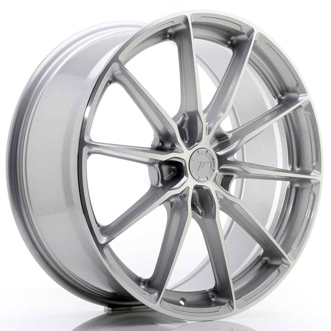 JR Wheels JR3720855X2072SM - JR37 20x8,5 ET20-45 5H BLANK Silver Machined Face