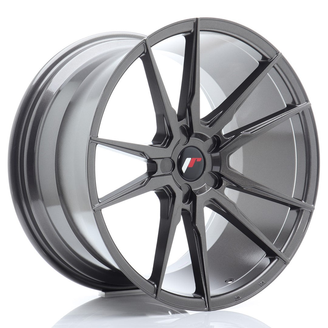 JR Wheels JR2120115X3074HG - JR21 20x11 ET30-50 5H BLANK Hyper Gray