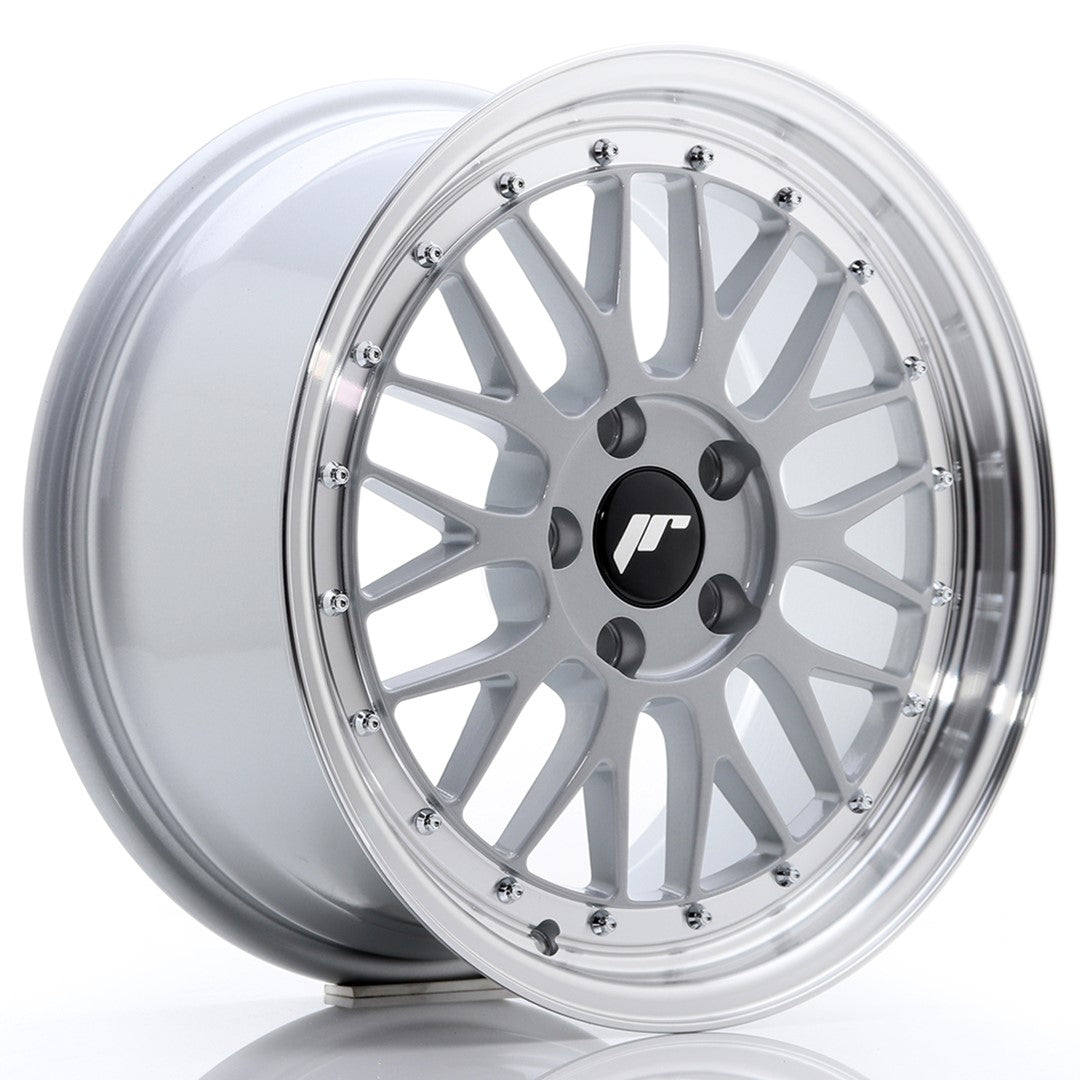 JR Wheels JR2317805K3557HS1 - JR23 17x8 ET35 5x100 Hyper Silver w/ Machined Lip