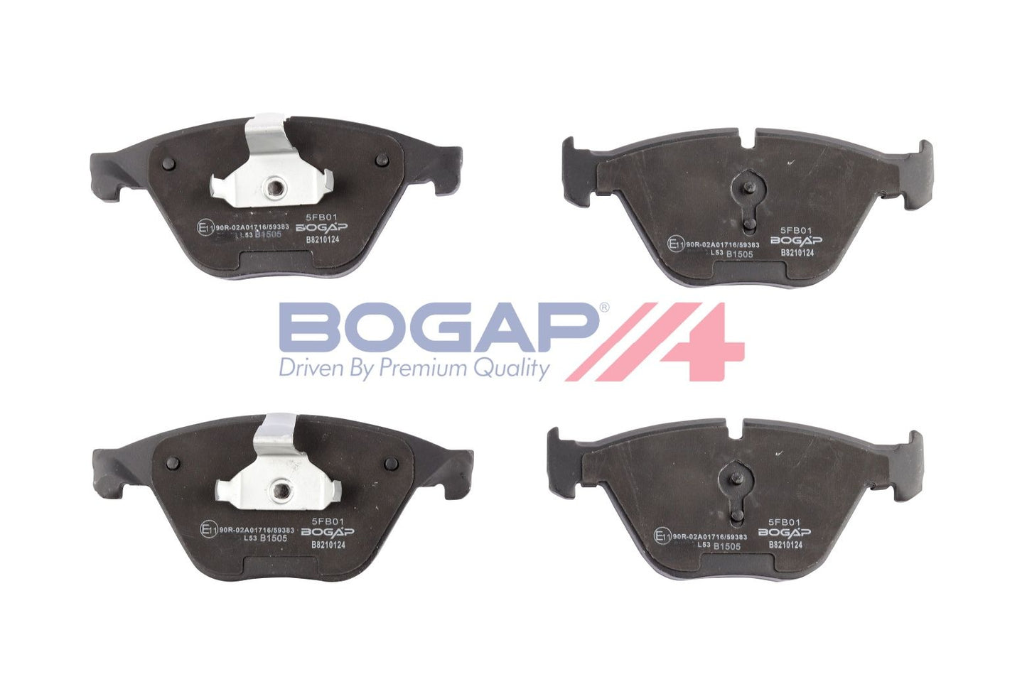 BOGAP B8210124 Brake Pad Set, Disc Brake | ML Performance Car Parts