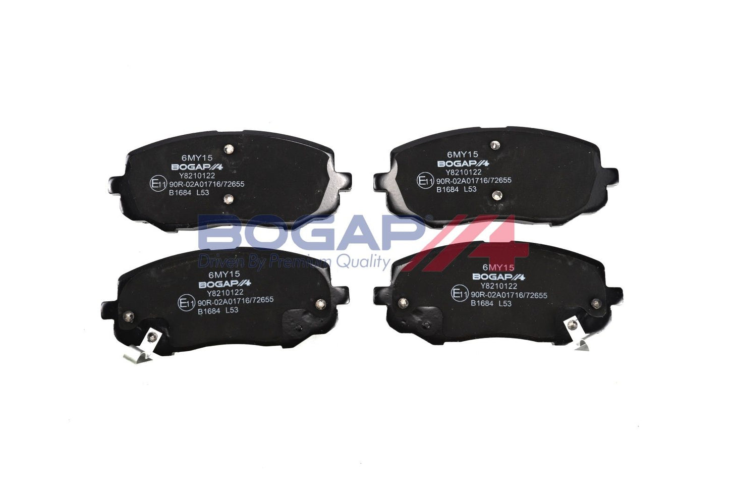 BOGAP Y8210122 Brake Pad Set, Disc Brake | ML Performance Car Parts