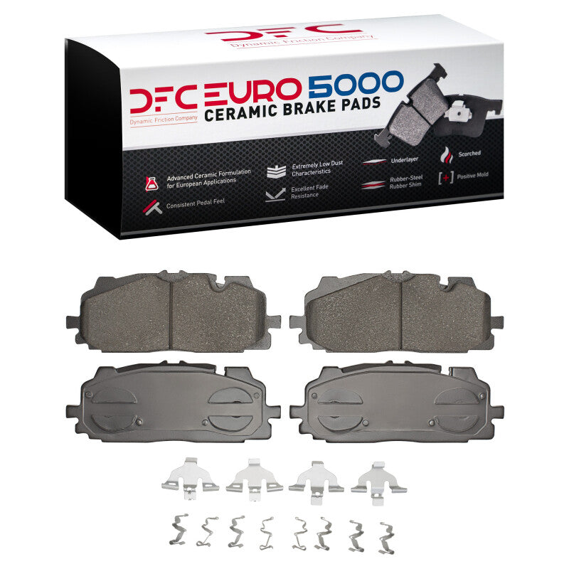 DFC 17-17 Audi Q7 Front Euro 5000 Ceramic Brake Pads and Hardware Kit