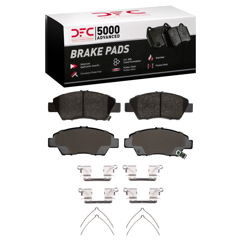 DFC 09-20 Honda CR-Z Front 5000 Advanced Ceramic Brake Pads and Hardware Kit